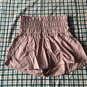 free people high waisted xs shorts baby pink